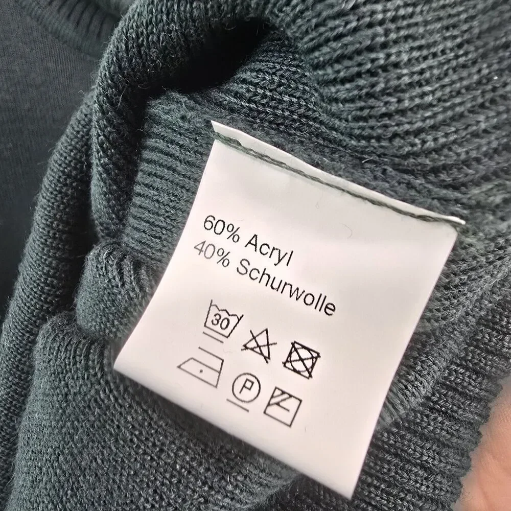 German Police Sweater Small Zoll Customs Officer Turtleneck 36D Wunch Rudolph